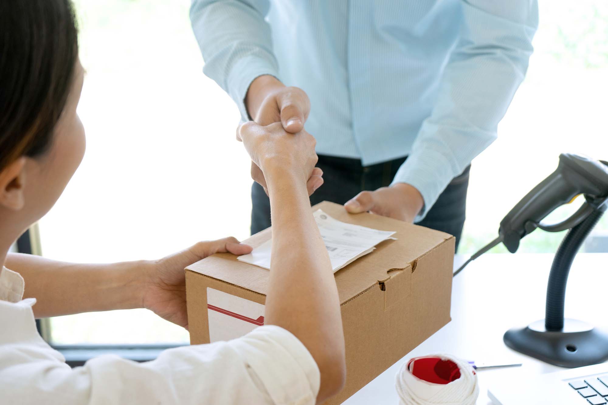 Two Businesspeople Shaking Hands Two Business people Shaking Hands